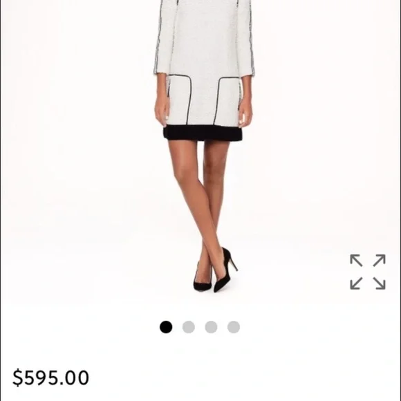 J.Crew Collection Snow Tweed Dress, Size 6 - Picture 6 of 9